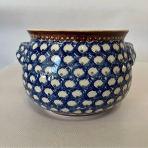 Vintage Boleslawiec Handmade Polish Pottery Bowl